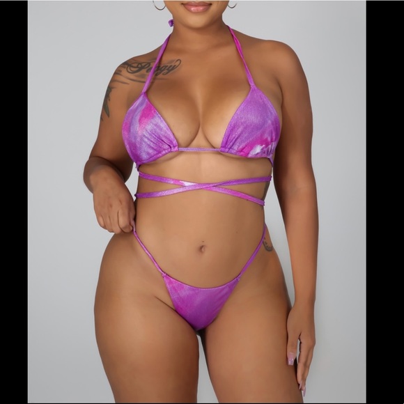 Purple Swim Set - Picture 2 of 2